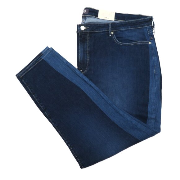 NYDJ Ami Skinny Two-Tone Ankle Jeans 24W - Picture 3 of 8